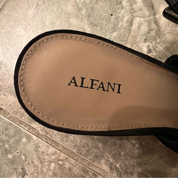 Alfani Emerrie Suede Black Heels - Picture 5 of 13